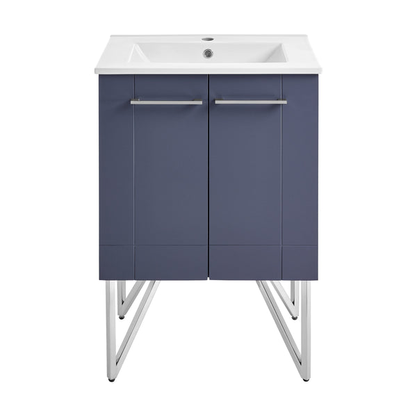 Swiss Madison Annecy 24" Bathroom Vanity in Cinder Purple - SM-BV258E - Backyard Provider