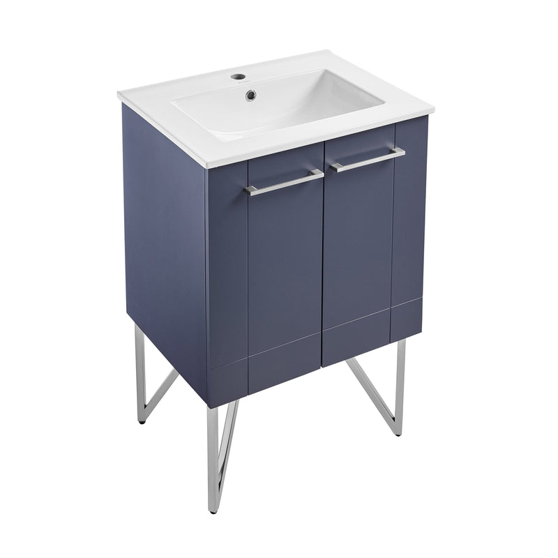 Swiss Madison Annecy 24" Bathroom Vanity in Cinder Purple - SM-BV258E - Backyard Provider