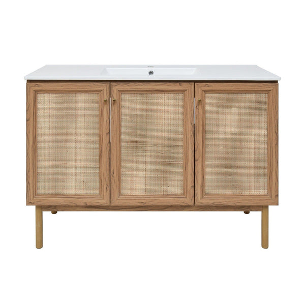 Swiss Madison Classé 48" Bathroom Vanity in Oak - SM-BV665 - Backyard Provider