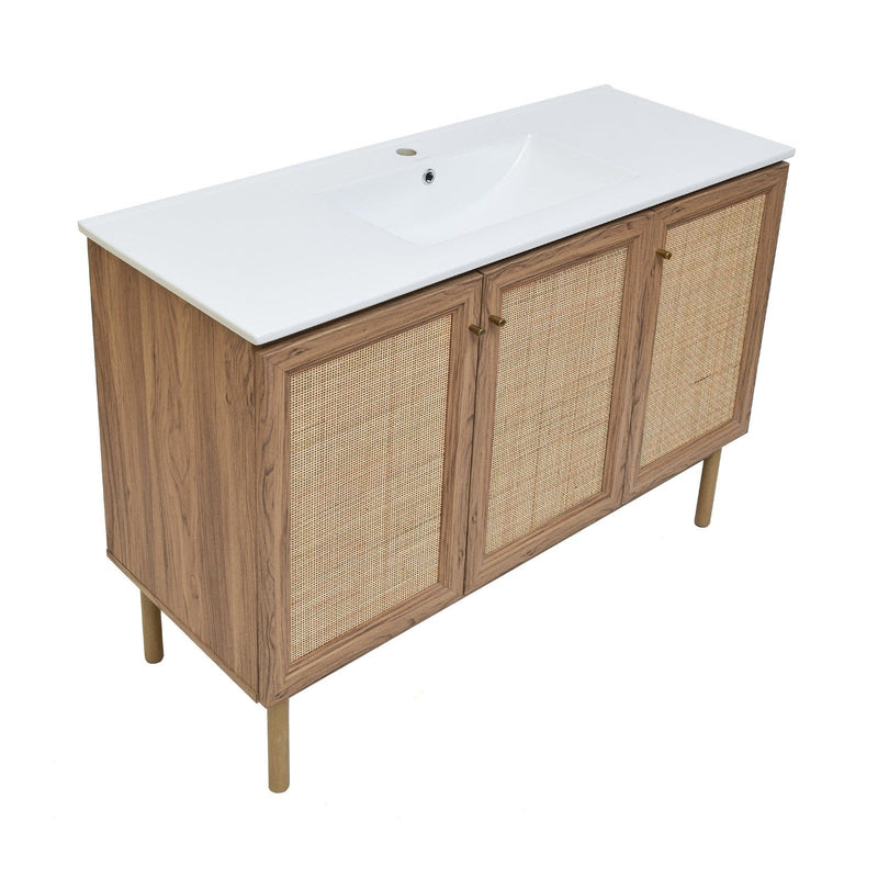 Swiss Madison Classé 48" Bathroom Vanity in Oak - SM-BV665 - Backyard Provider