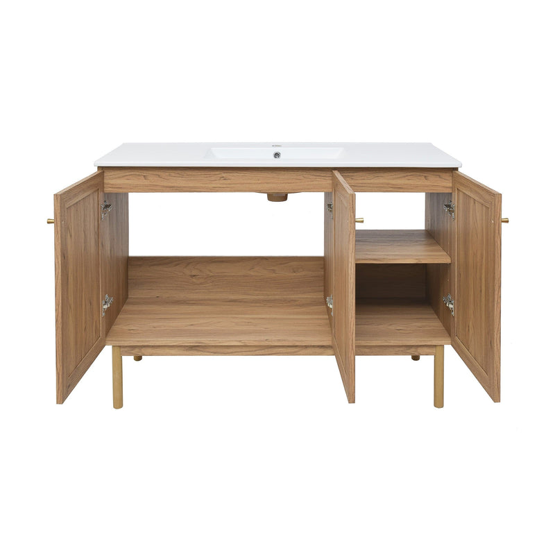 Swiss Madison Classé 48" Bathroom Vanity in Oak - SM-BV665 - Backyard Provider