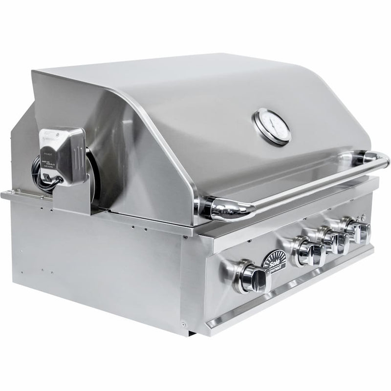 Sole Gourmet 32″ TR Series Build-in Grill with LED Controls - SO321BQRTRL