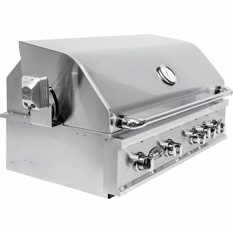 Sole Gourmet 38″ TR Series Build-in Grill with LED Controls - SO381BQRTRL