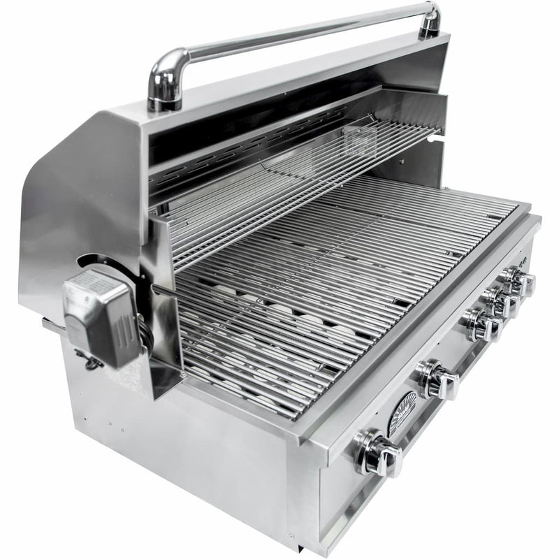 Sole Gourmet 38″ TR Series Build-in Grill with LED Controls - SO381BQRTRL