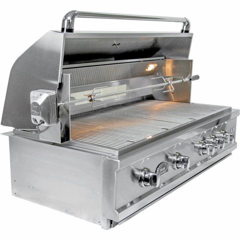 Sole Gourmet 42″ Luxury Series Build-in Grill with LED Control Lighting - 421BQRL