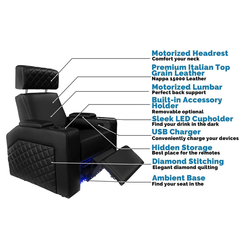 Valencia Zurich Single Home Theater Seating