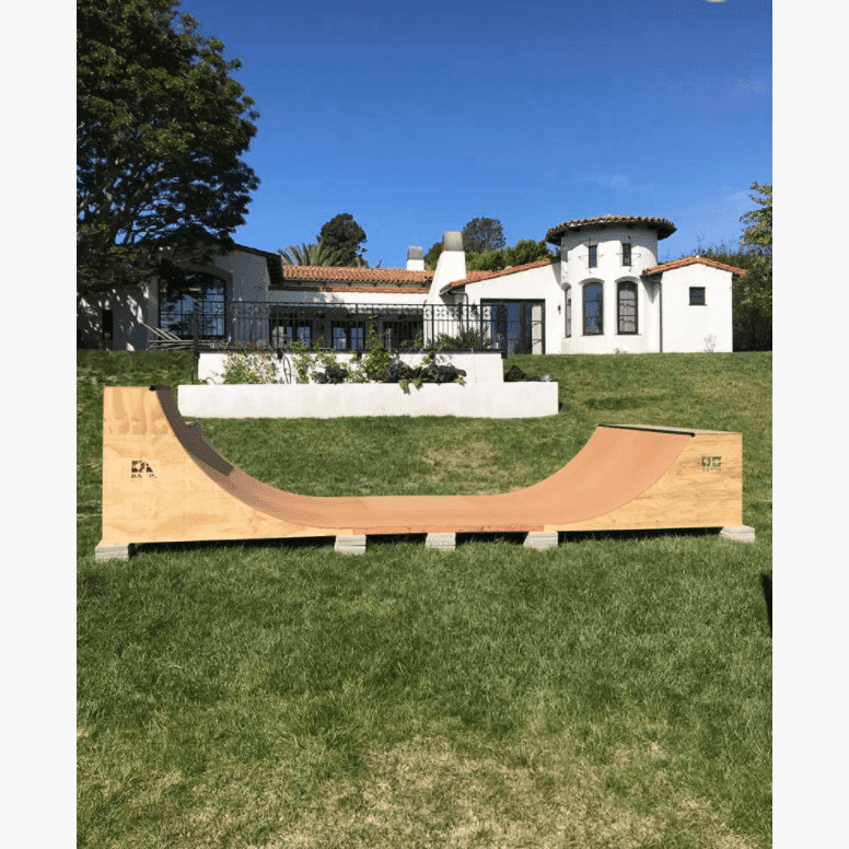 OC Ramp 8′ Wide Halfpipe - Backyard Provider