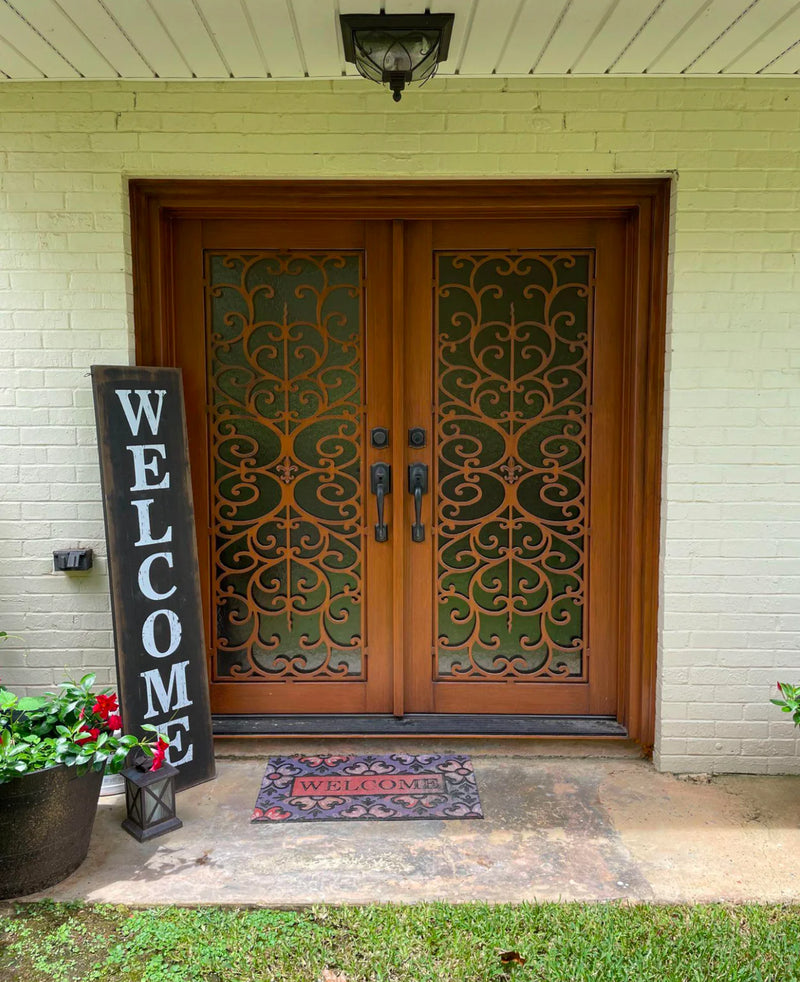 Premier Iron Doors USA Made Custom Iron Entry Door Tuscan Design PIDTUSCAN