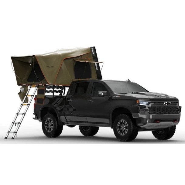 Tuff Stuff Stealth Aluminum Side Open - 3 Person - Roof Top Tent - TS-RTT-STLTH