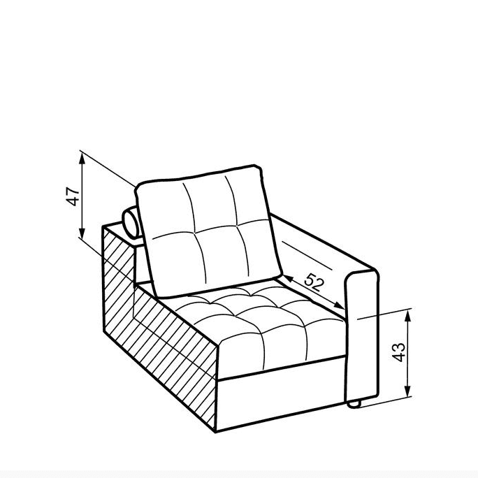 Sectional Sleeper Sofa MENA with storage - Backyard Provider