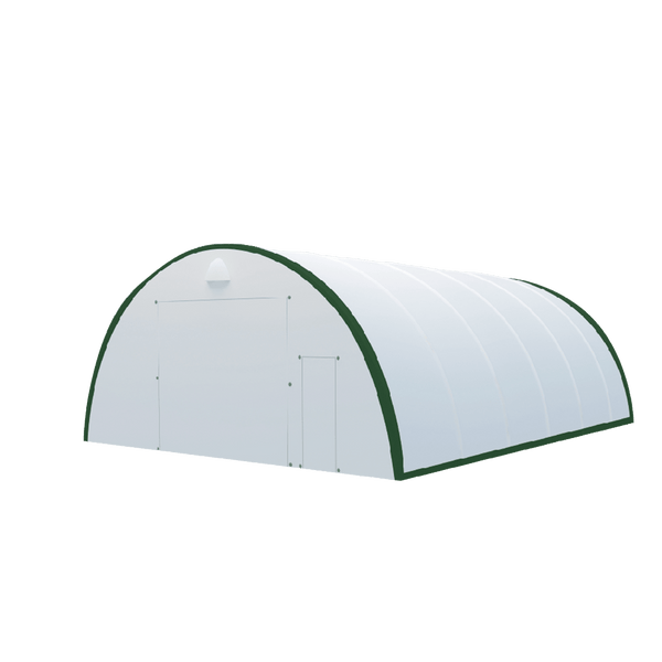 Gold Mountain Single Truss Arch Storage Shelter W30'xL40'xH15' SS000132