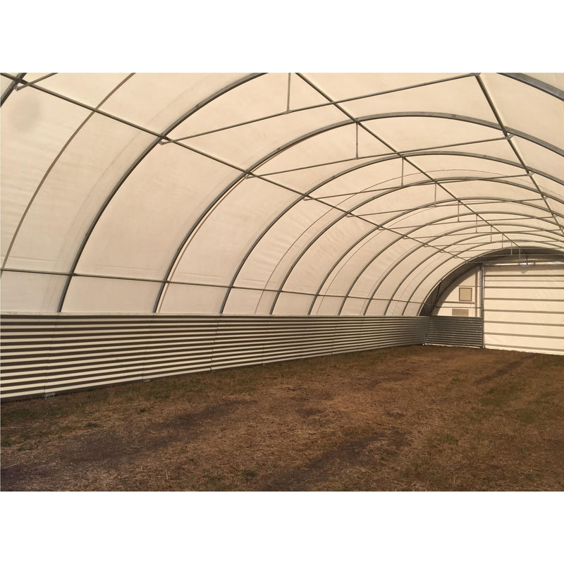 Gold Mountain Single Truss Arch Storage Shelter W30'xL85'xH15' SS000155SS000155