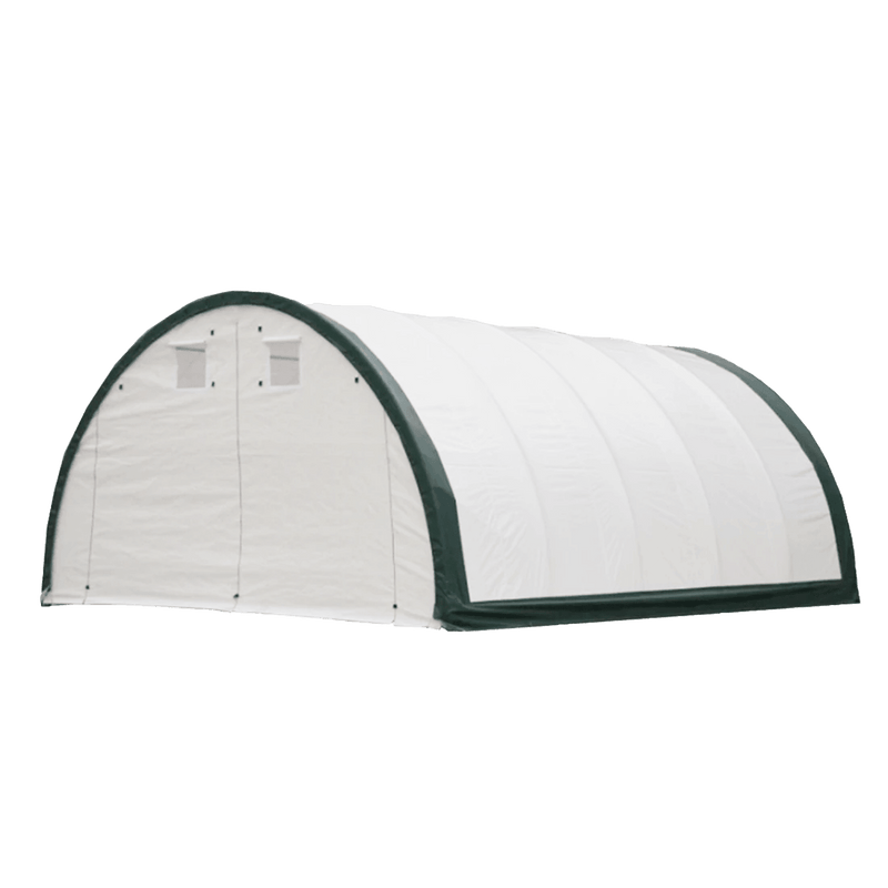 Gold Mountain Single Truss Arch Storage Shelter W20'xL42'xH12' SUISS204212OZ11