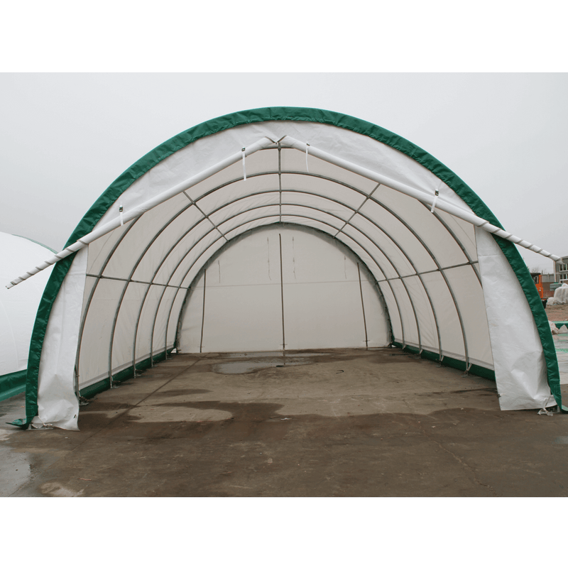 Gold Mountain Single Truss Arch Storage Shelter W20'xL42'xH12' SUISS204212OZ11