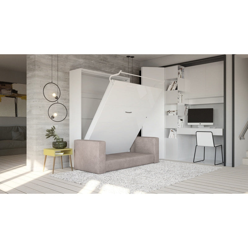 Maxima House Murphy bed European Full XL Vertical with Sofa Invento.  IN001W-B - Backyard Provider