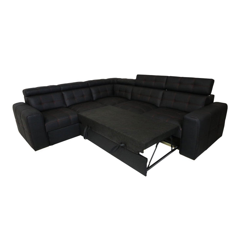 Sleeper Sectional IRYS with storage and FULL size sleeper, Right - Backyard Provider