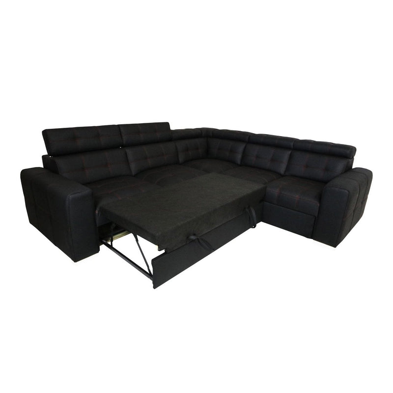 Sleeper Sectional IRYS with storage and FULL size sleeper - Backyard Provider