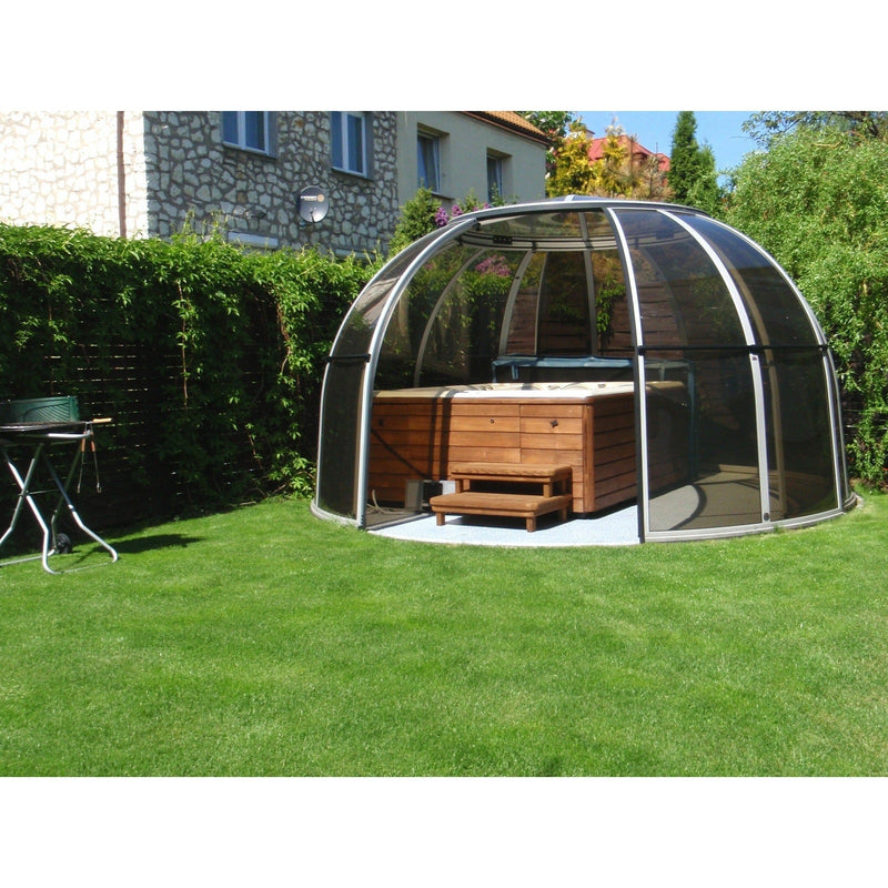 Sunrooms-Enclosures Orlando 5000 Hot Tub Enclosure Spa Dome, 8′ 10″H, 16' 5"D