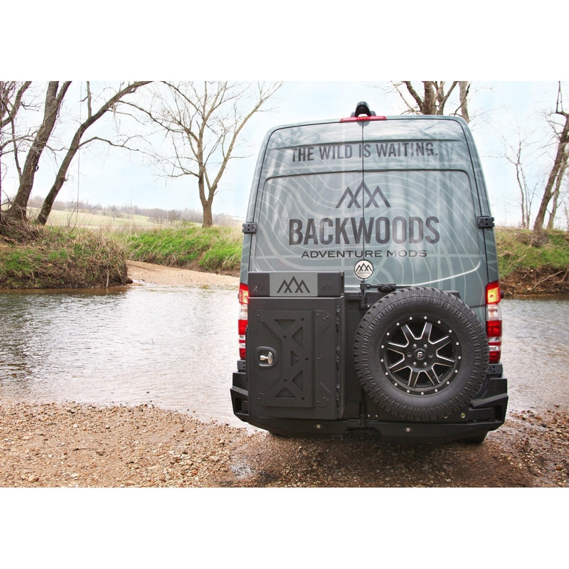 Backwoods Adventure Mods Mercedes Sprinter 2014-2018 Rear Swing Out Bumper