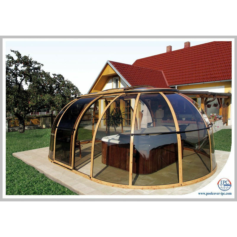 Sunrooms-Enclosures Spa Sunhouse Hot Tub Enclosure, 20’2”L, 13’6”W, 7’6”H