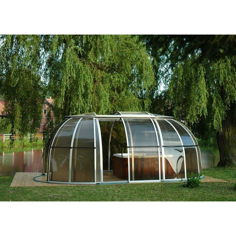 Sunrooms-Enclosures Spa Sunhouse Hot Tub Enclosure, 20’2”L, 13’6”W, 7’6”H