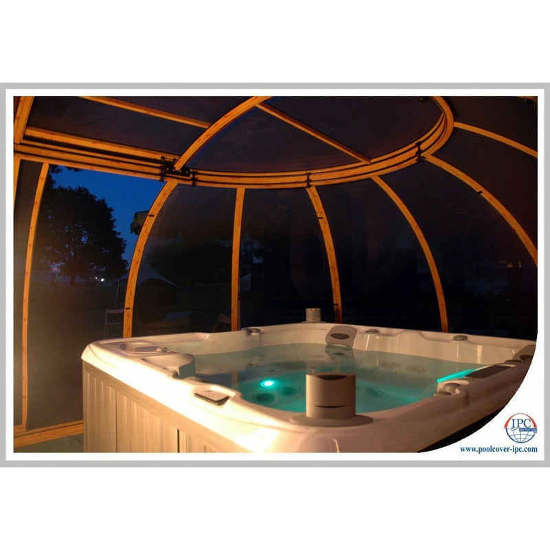 Sunrooms-Enclosures Spa Sunhouse Hot Tub Enclosure, 20’2”L, 13’6”W, 7’6”H