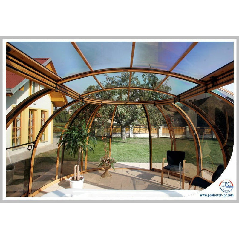 Sunrooms-Enclosures Spa Sunhouse Hot Tub Enclosure, 20’2”L, 13’6”W, 7’6”H