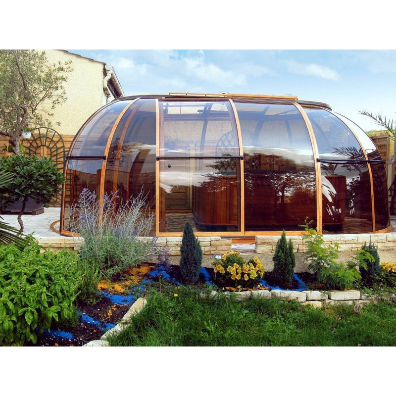 Sunrooms-Enclosures Spa Sunhouse Hot Tub Enclosure, 20’2”L, 13’6”W, 7’6”H