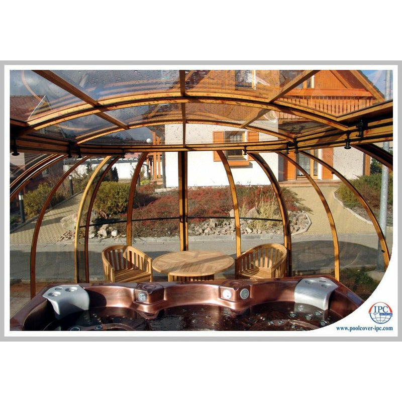 Sunrooms-Enclosures Spa Sunhouse Hot Tub Enclosure, 20’2”L, 13’6”W, 7’6”H