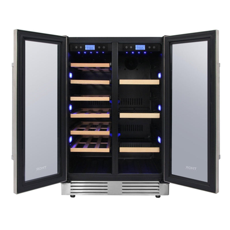 Thor Kitchen 24 in. 21 Bottle & 95-Can Wine Cooler, TBC2401DI