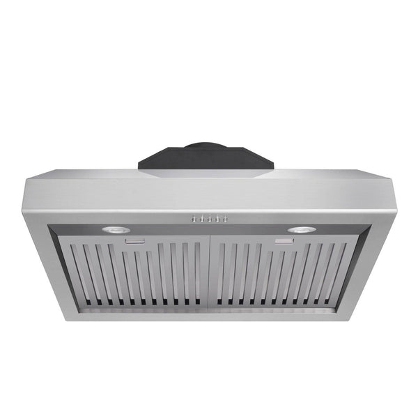 Thor Kitchen 30 in. 1,000 CFM Under Cabinet LED Range Hood in Stainless Steel, TRH3006