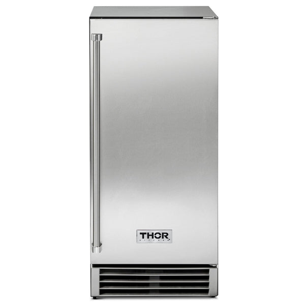 Thor Kitchen 15 inch Built-in 50 lbs. Ice Maker in Stainless Steel, TIM1501