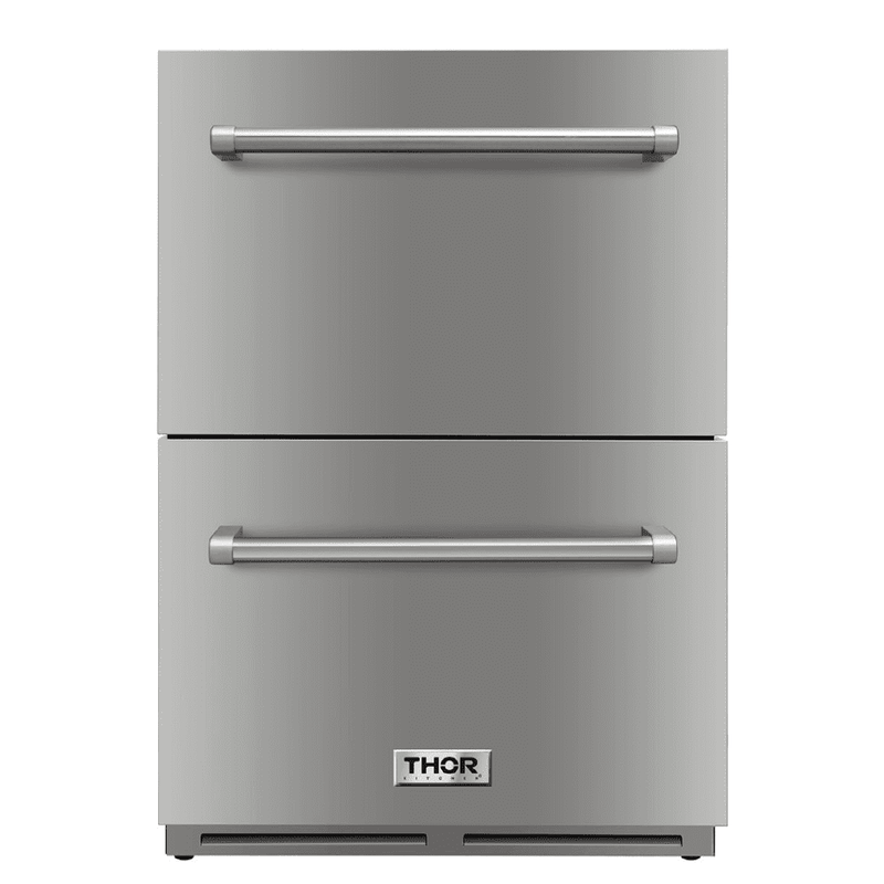 Thor Kitchen 24 in. 5.4 cu. ft. Indoor or Outdoor Refrigerator Drawer, TRF24U