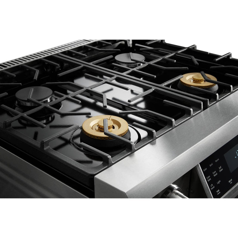 Thor Kitchen 30 In. 4.6 cu. ft. Self-Clean Gas Range in Stainless Steel with Front Touch Control, TRG3001