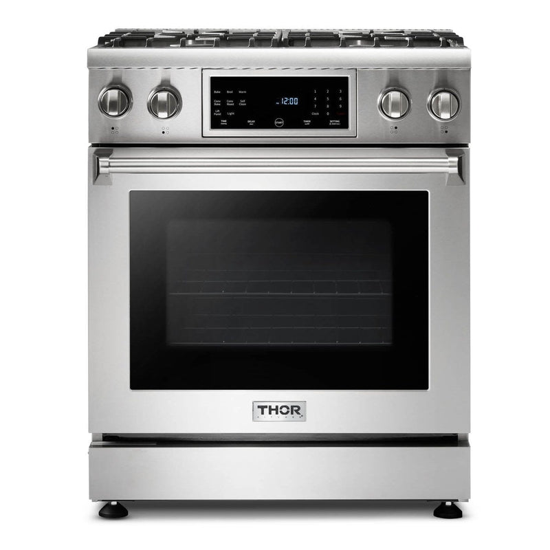 Thor Kitchen Appliance Package - 30 In. Gas Range, Range Hood, AP-TRG3001-C