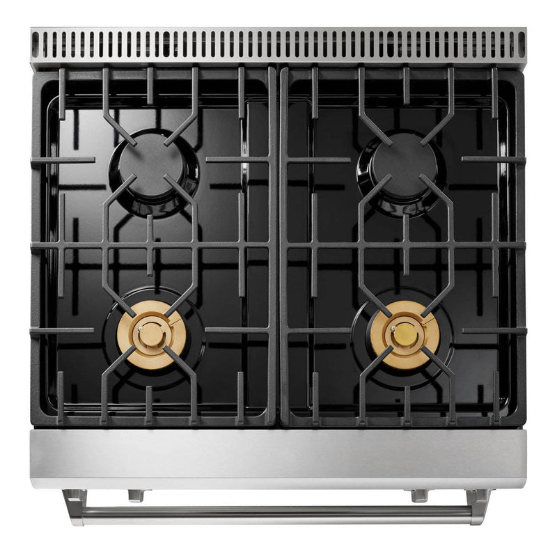 Thor Kitchen Appliance Package - 30 In. Gas Range, Range Hood, Refrigerator, Dishwasher, Wine Cooler, AP-TRG3001-W-3