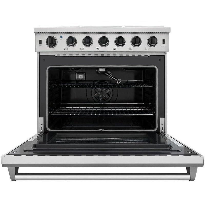 Thor Kitchen Appliance Package - 36 in. Gas Range, Refrigerator, Dishwasher - AP-LRG3601U-2