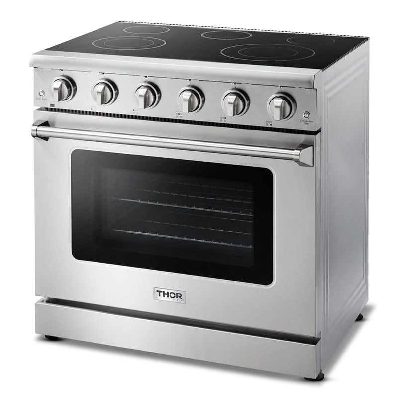 Thor Kitchen Appliance Package 36 in. Electric Range, 36 in. Range Hood, AP-HRE3601