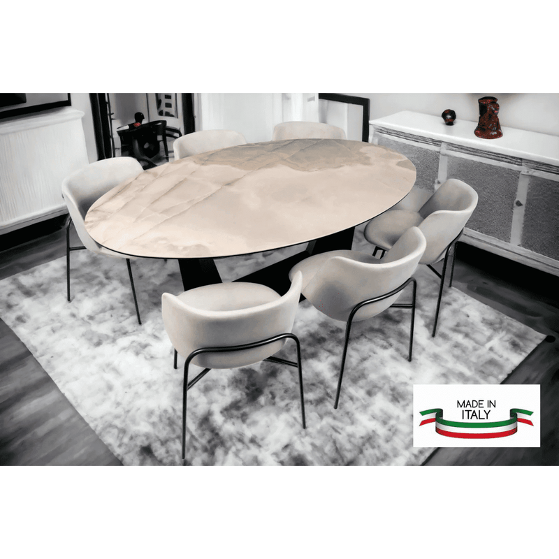 Maxima House GABRIELE Dining set - DI004-CH006 - Backyard Provider