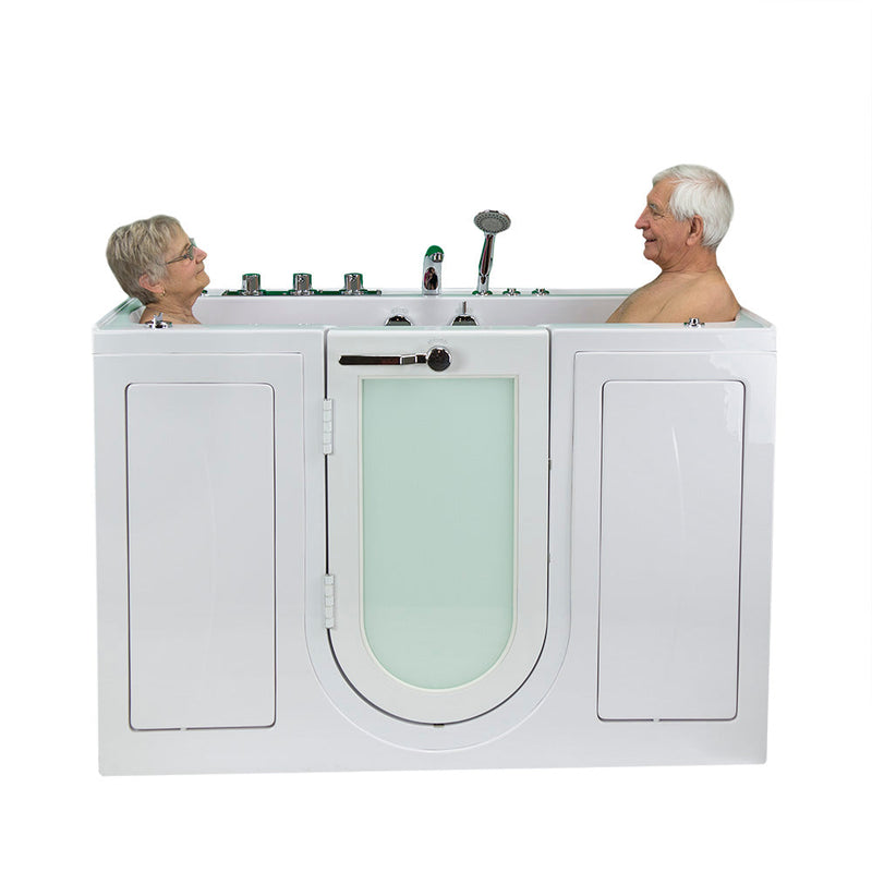 Ella's Bubble Tub4Two - Two Seat Acrylic Outward Swing Door Walk-In Bathtub (31.75″W x 60″L) - Backyard Provider