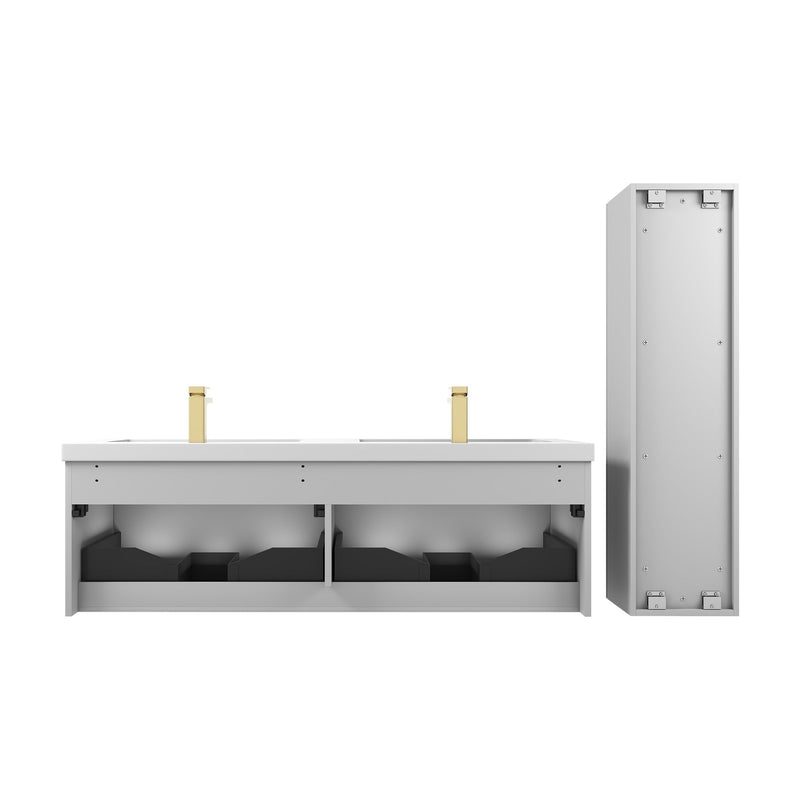 Blossom Positano 60″ Bathroom Double Vanity - V8028 60 01 - Backyard Provider