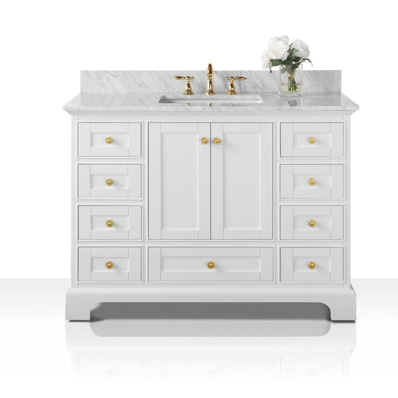 Ancerre Audrey Bathroom Vanity Set - VTS-AUDREY-48-W-CW - Backyard Provider