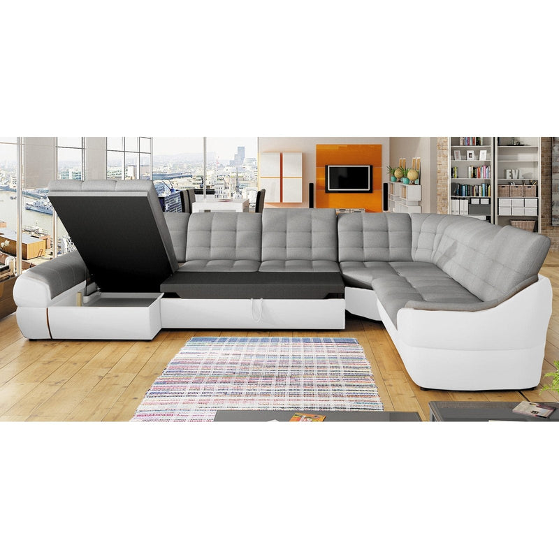 Sleeper Sectional, Left, U-Shape Full XL with storage. SALE - Backyard Provider