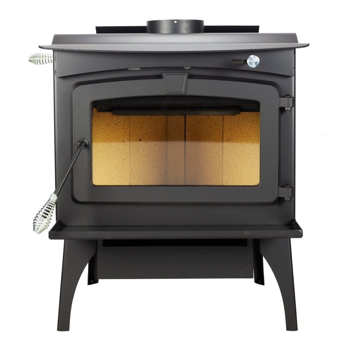 Pleasant Hearth WSL-2200-B 2,200 Sq. Ft. 70,000 BTU EPA Certified Wood Burning Stove with Blower Black New