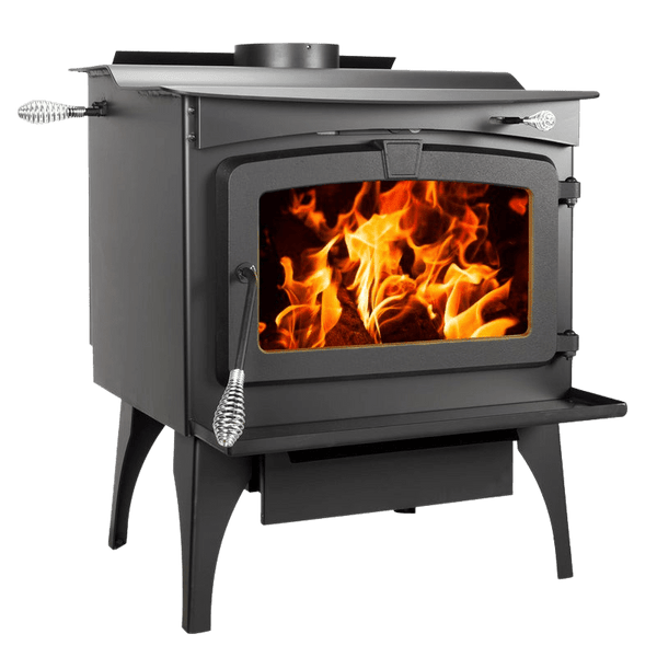 Pleasant Hearth WSL-2200-B 2,200 Sq. Ft. 70,000 BTU EPA Certified Wood Burning Stove with Blower Black New