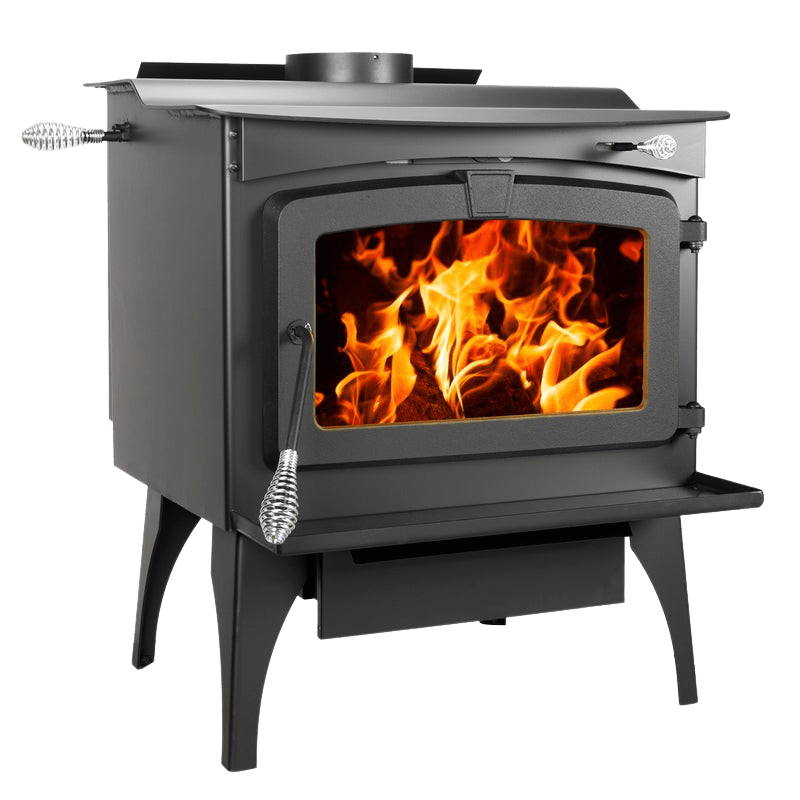 Pleasant Hearth WSL-2200-B 2,200 Sq. Ft. 70,000 BTU EPA Certified Wood Burning Stove with Blower Black New