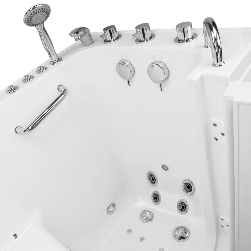 Ella's Bubble TransferXXXL - Wheelchair Accessible Walk-In Bathtub with Dual Drain (36"W x 55"L) - Backyard Provider