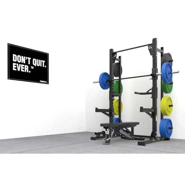 Torque High Squat Rack - Gold Home Gym Package - Backyard Provider