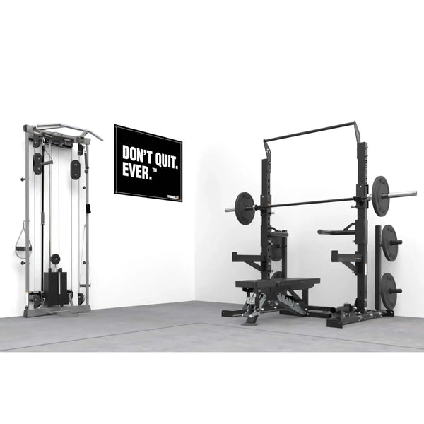 Torque Short Squat Rack - Space Saving Strength Package - Backyard Provider