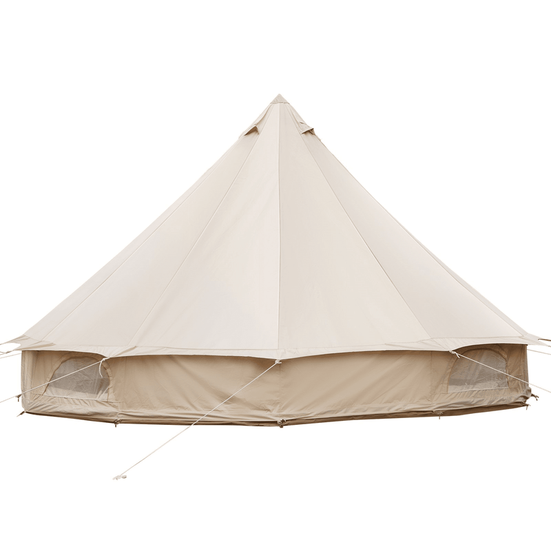 Vevor Bell Tent 19 ft/6m Yurt Cotton Canvas Waterproof With Stove Jack For 10-12 People 4 Seasons - Backyard Provider